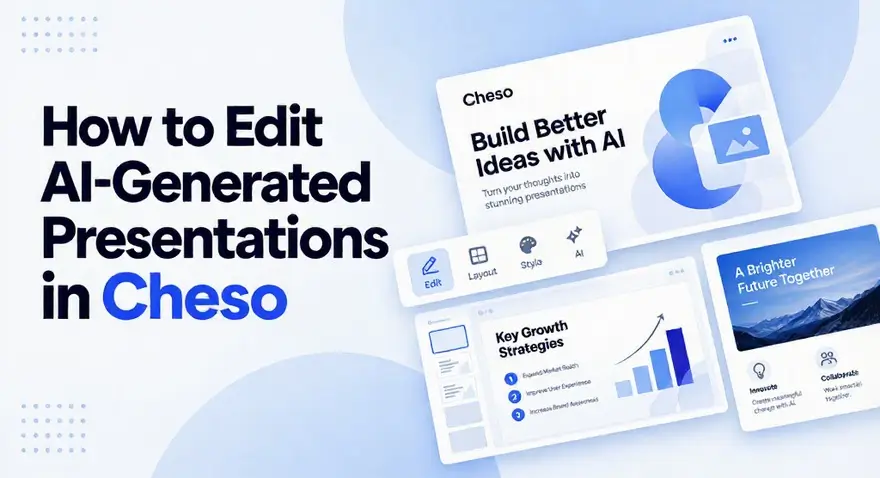 How to edit AI-generated presentations in Cheso